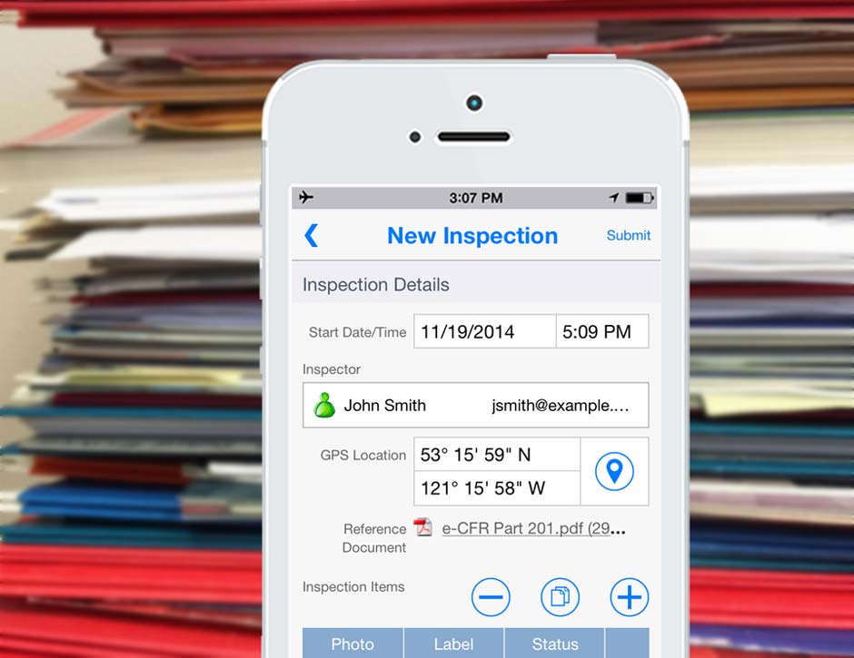 Inspection Mobile Forms