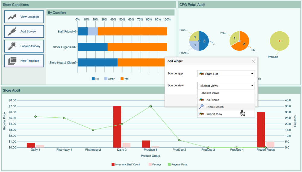 Speed up decision making with real-time operational dashboards.